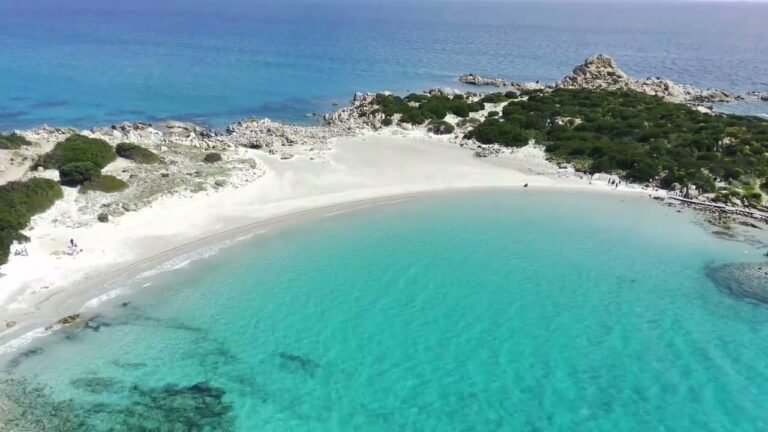 Punta Molentis beach in Villasimius